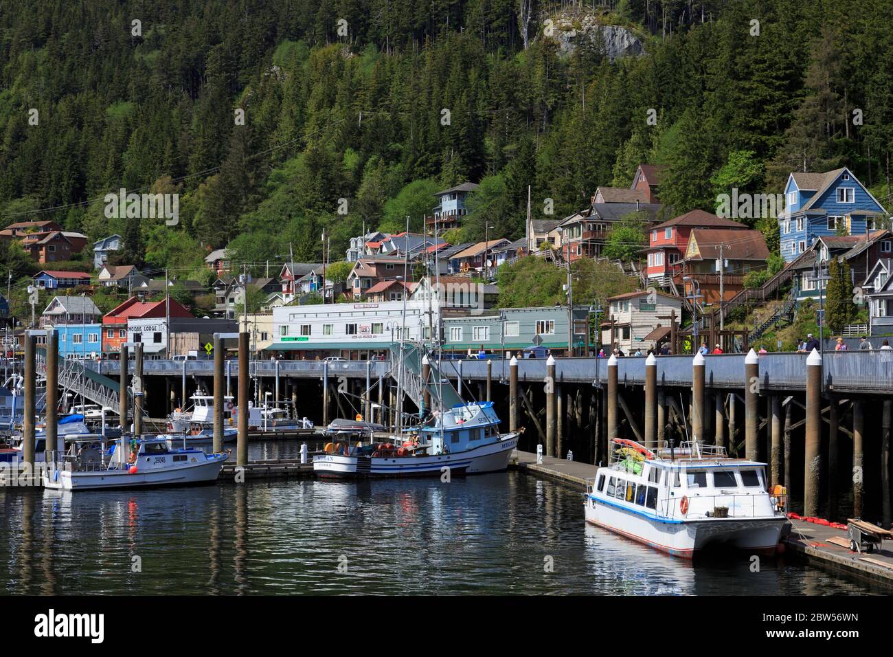 Ketchikan city harbor hires stock photography and images Alamy