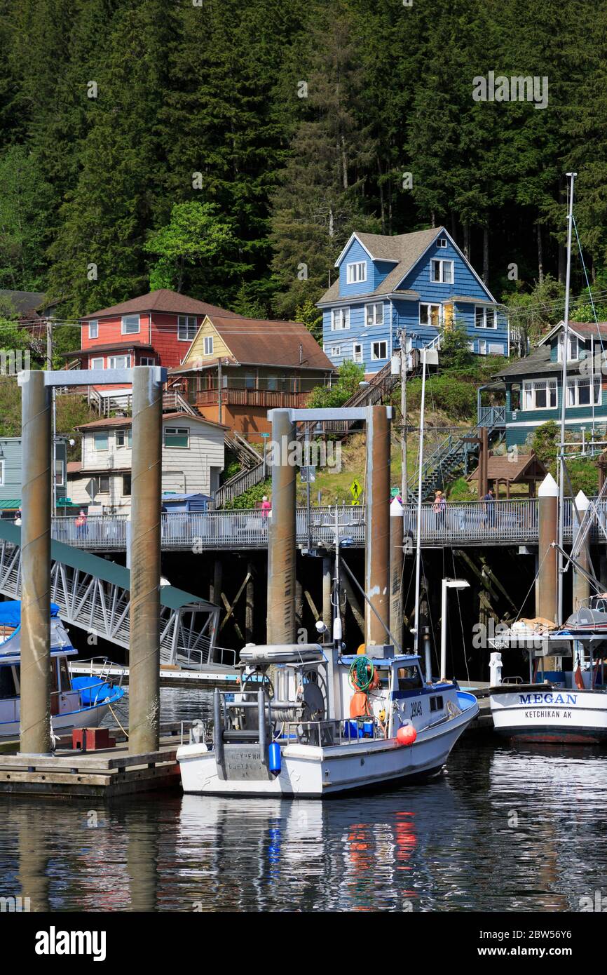 Ketchikan city harbor hires stock photography and images Alamy