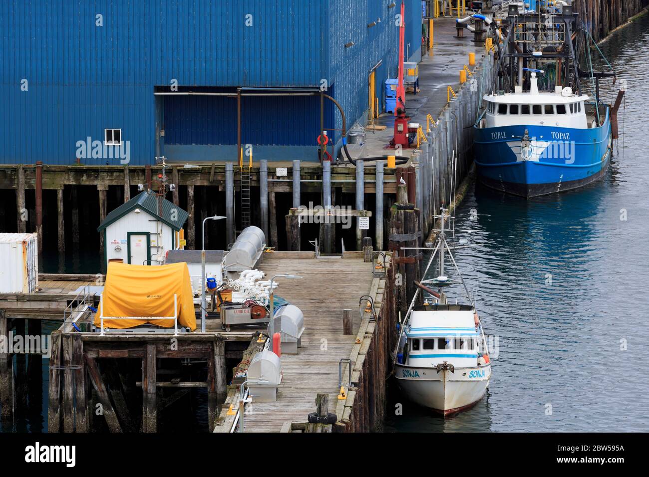 Fish Processing Plant, Kodiak, Alaska, USA Stock Photo Alamy