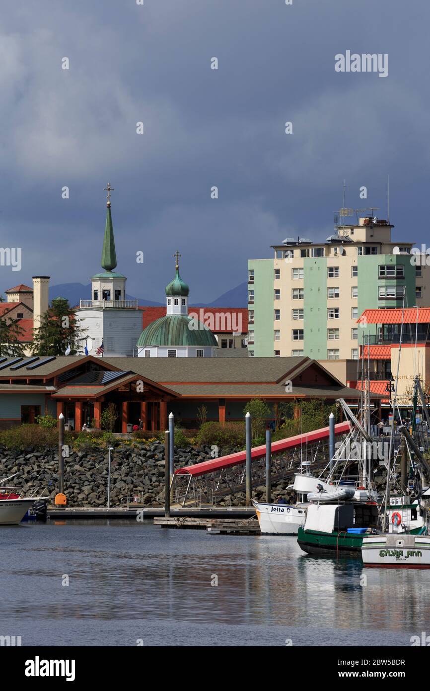 Crescent Harbor, Sitka, Alaska, USA Stock Photo - Alamy