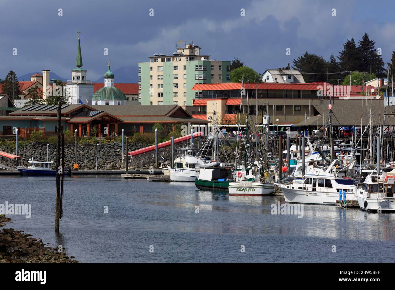 Crescent Harbor, Sitka, Alaska, USA Stock Photo - Alamy