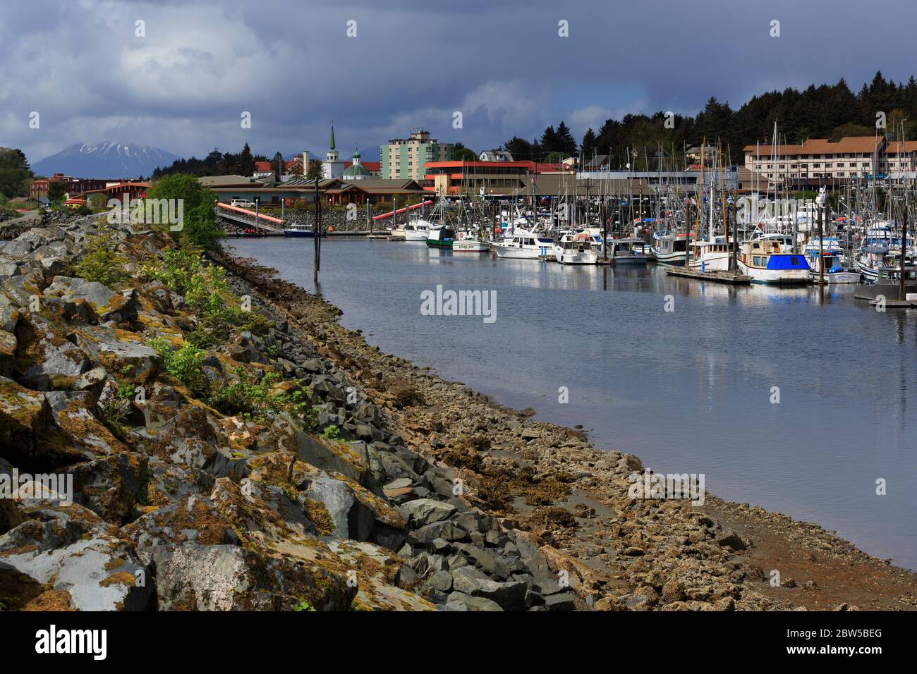 Crescent Harbor, Sitka, Alaska, USA Stock Photo - Alamy