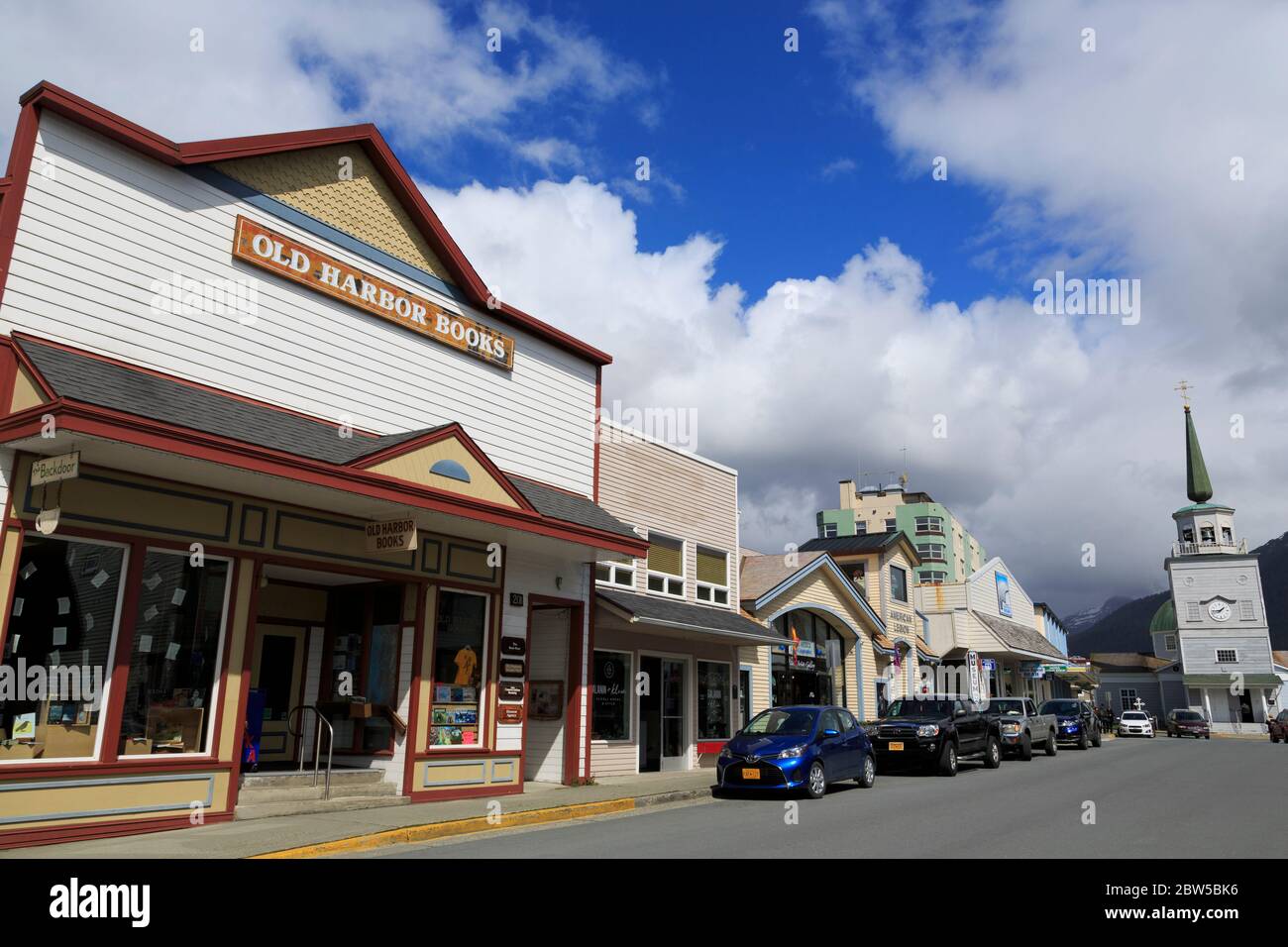 Lincoln Street, Sitka, Alaska, USA Stock Photo Alamy