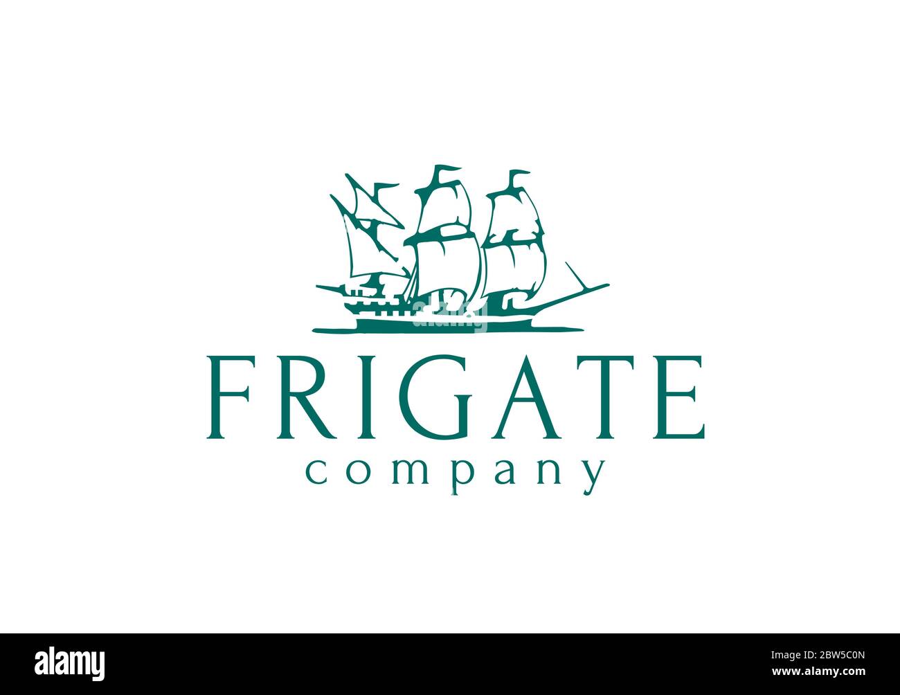 logo-frigate-vector-illustration-stock-vector-image-art-alamy