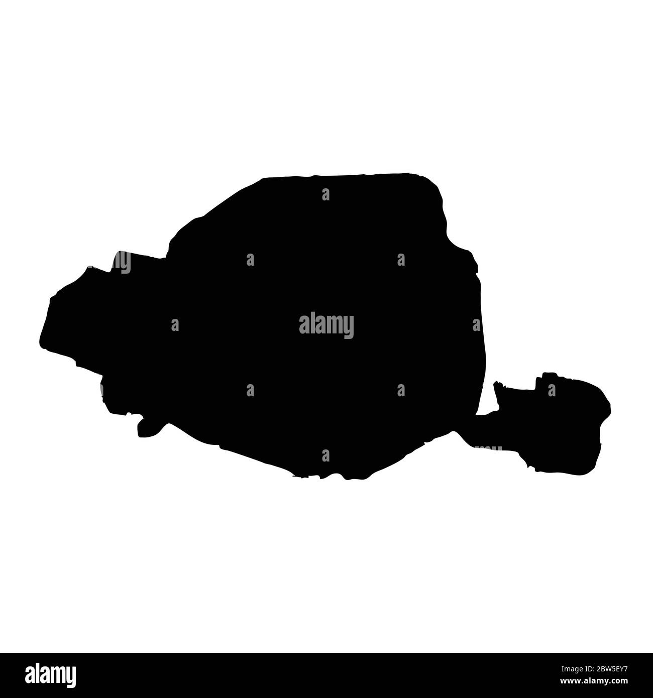 Vector Mapa Pais Vector map Paris. Isolated vector Illustration. Black on White ...