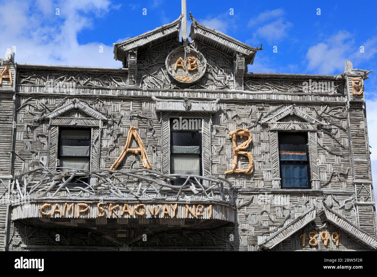 Arctic Brotherhood Hall,Skagway,Alaska,USA Stock Photo Alamy