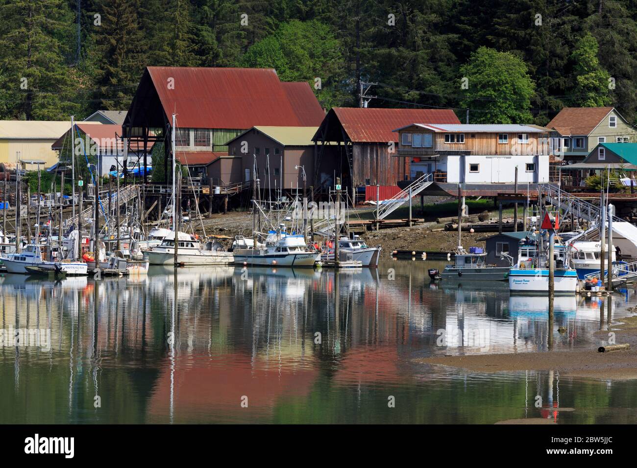 Reliance Harbor, Wrangel, Alaska, USA Stock Photo