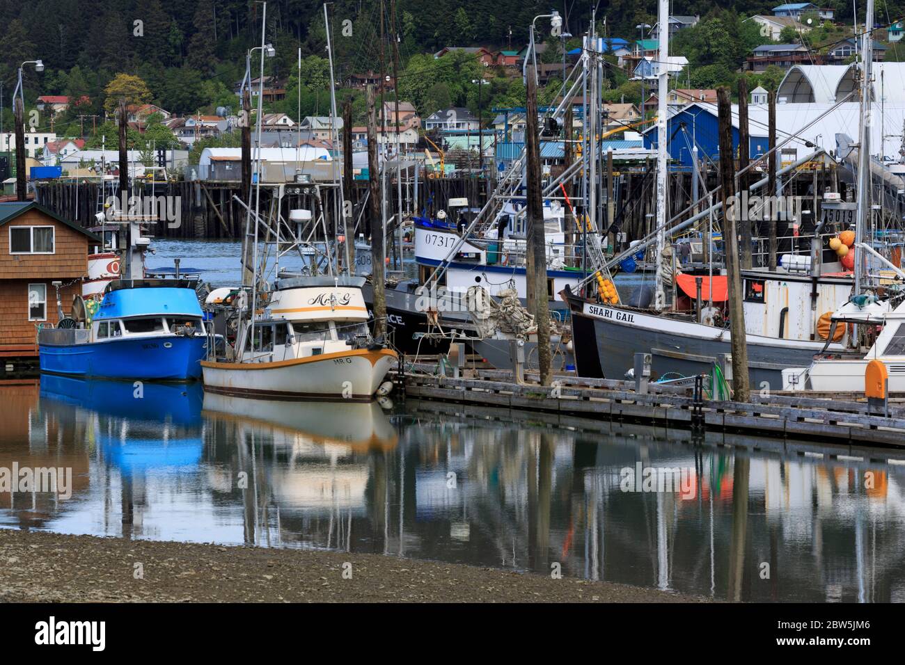 Reliance Harbor, Wrangel, Alaska, USA Stock Photo