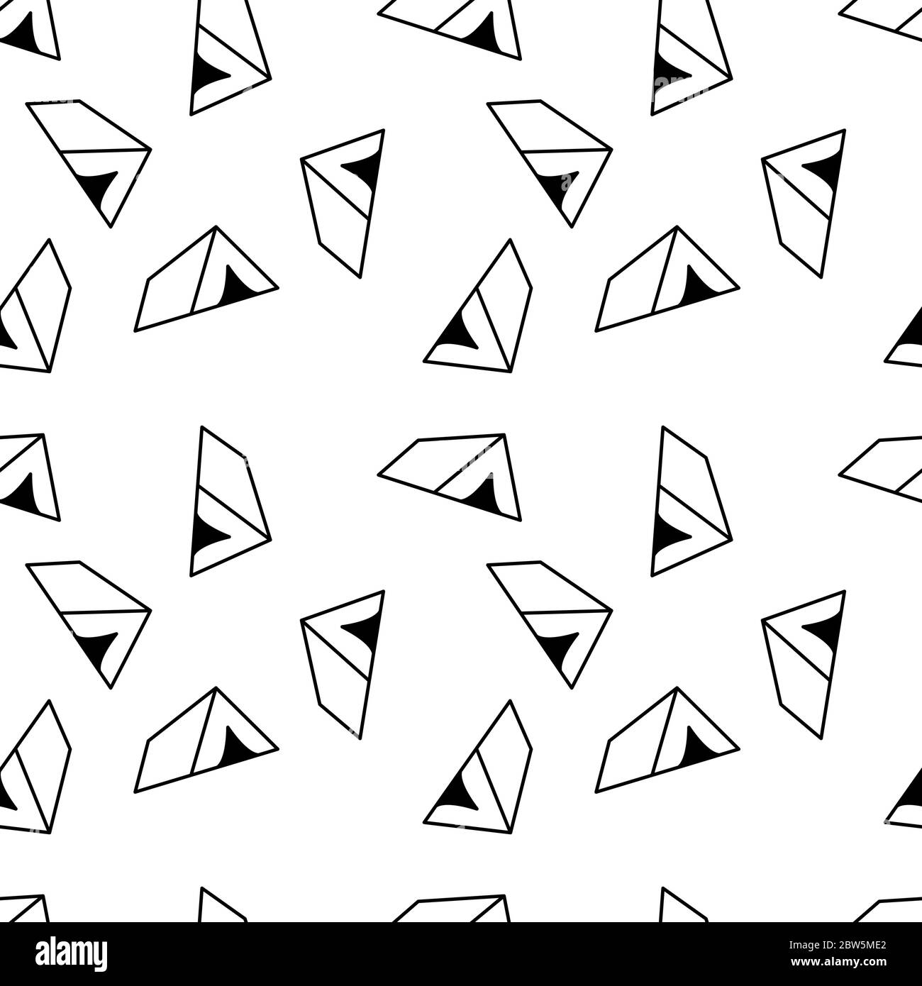 tent, vector seamless pattern, Editable can be used for web page backgrounds, pattern fills Stock Vector