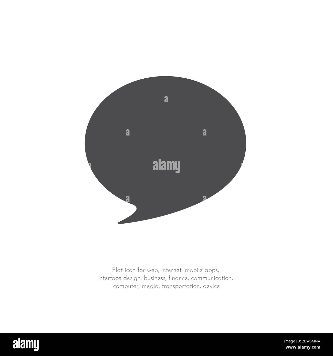 Communication icon. Flat design style. Vector Illustration. Stock Vector