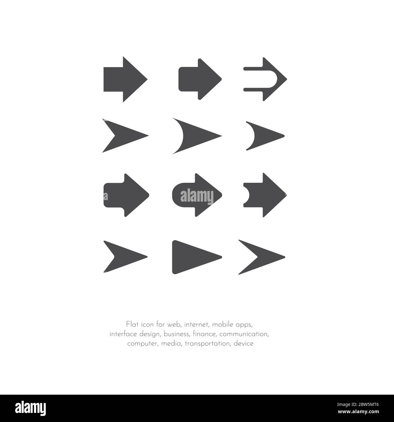 Website Example Arrow Arrows collection. For your web site design, logo, app, UI. Vector ...