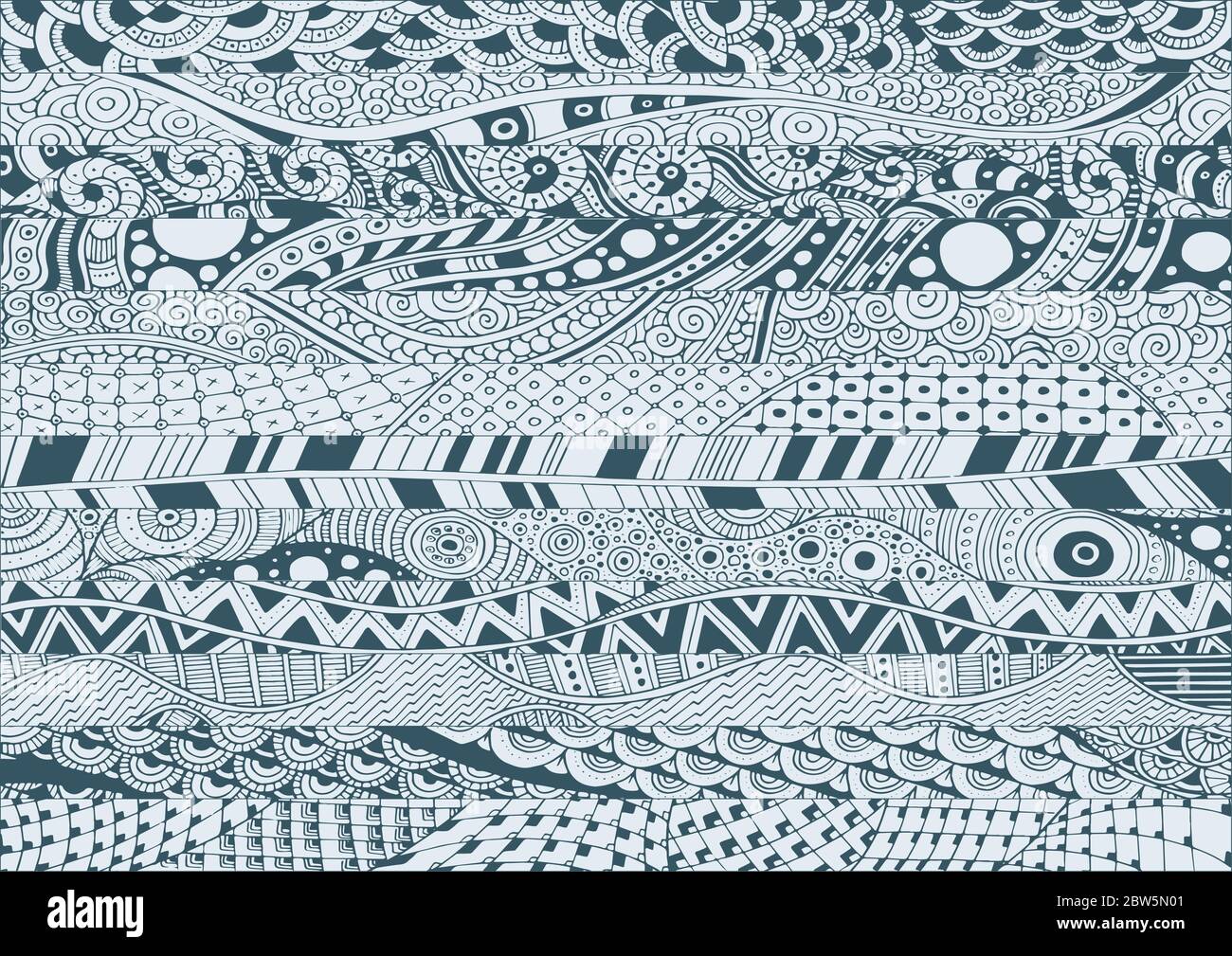 Doodle background. Hand drawn abstract background illustration. Part of set. Stock Vector
