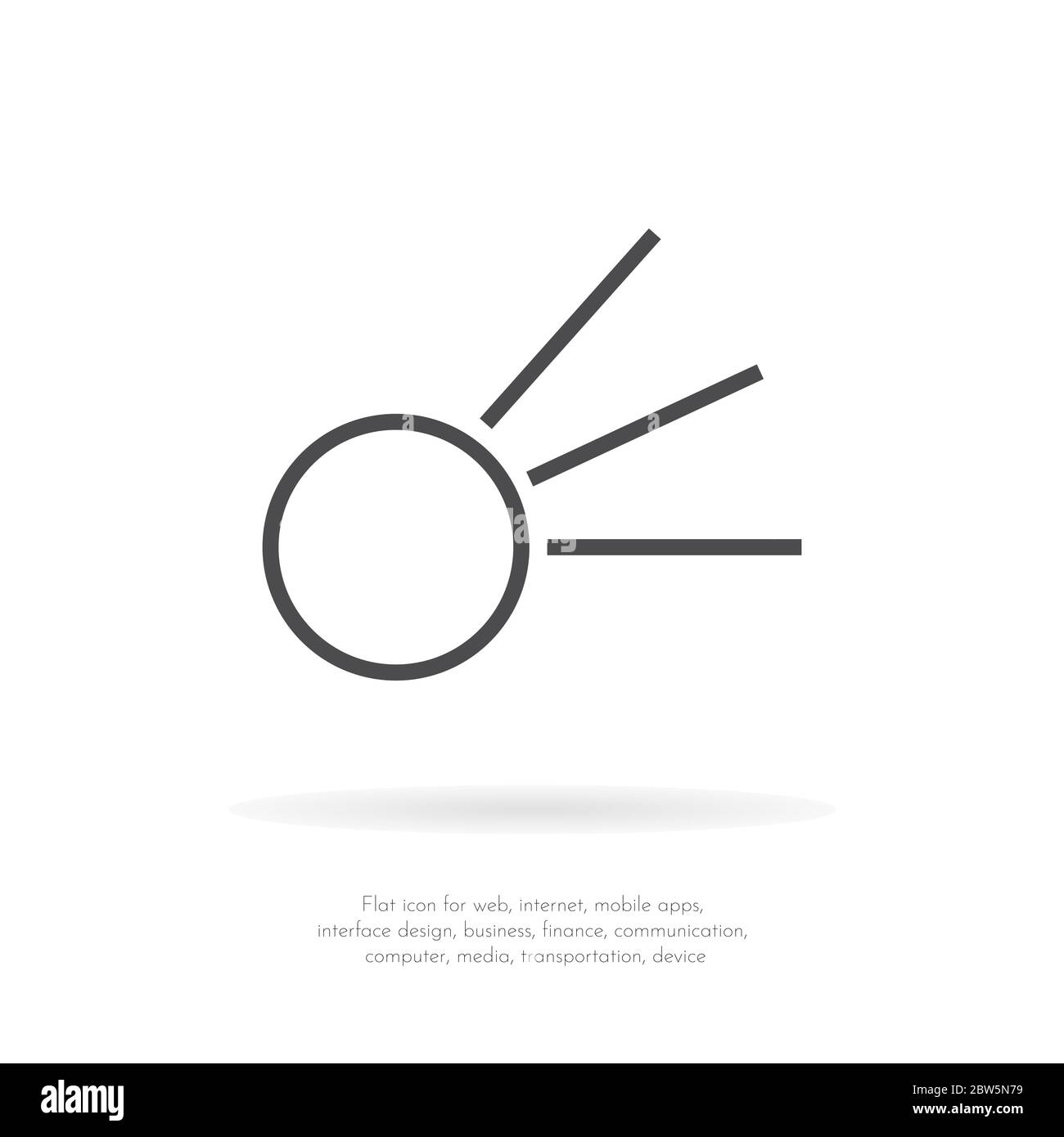 Comet icon. Vector Illustration Stock Vector Image & Art - Alamy