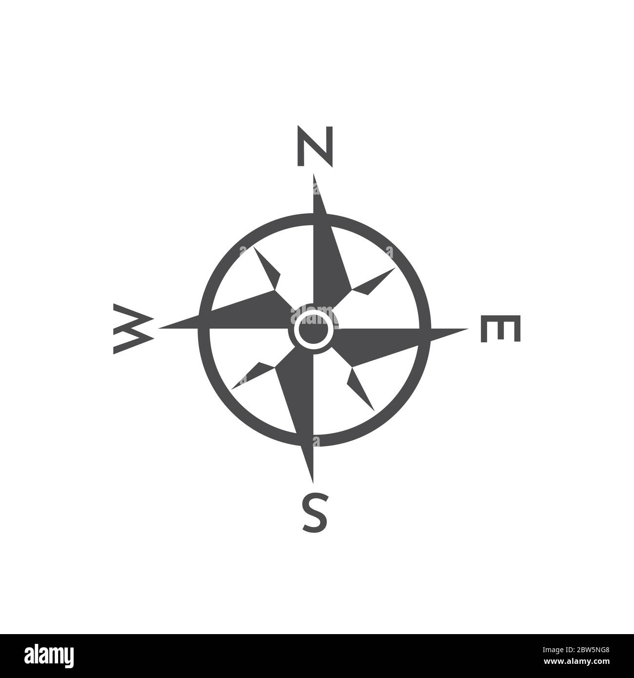 Flat icon compass. For web, business, finance and communication. Vector ...