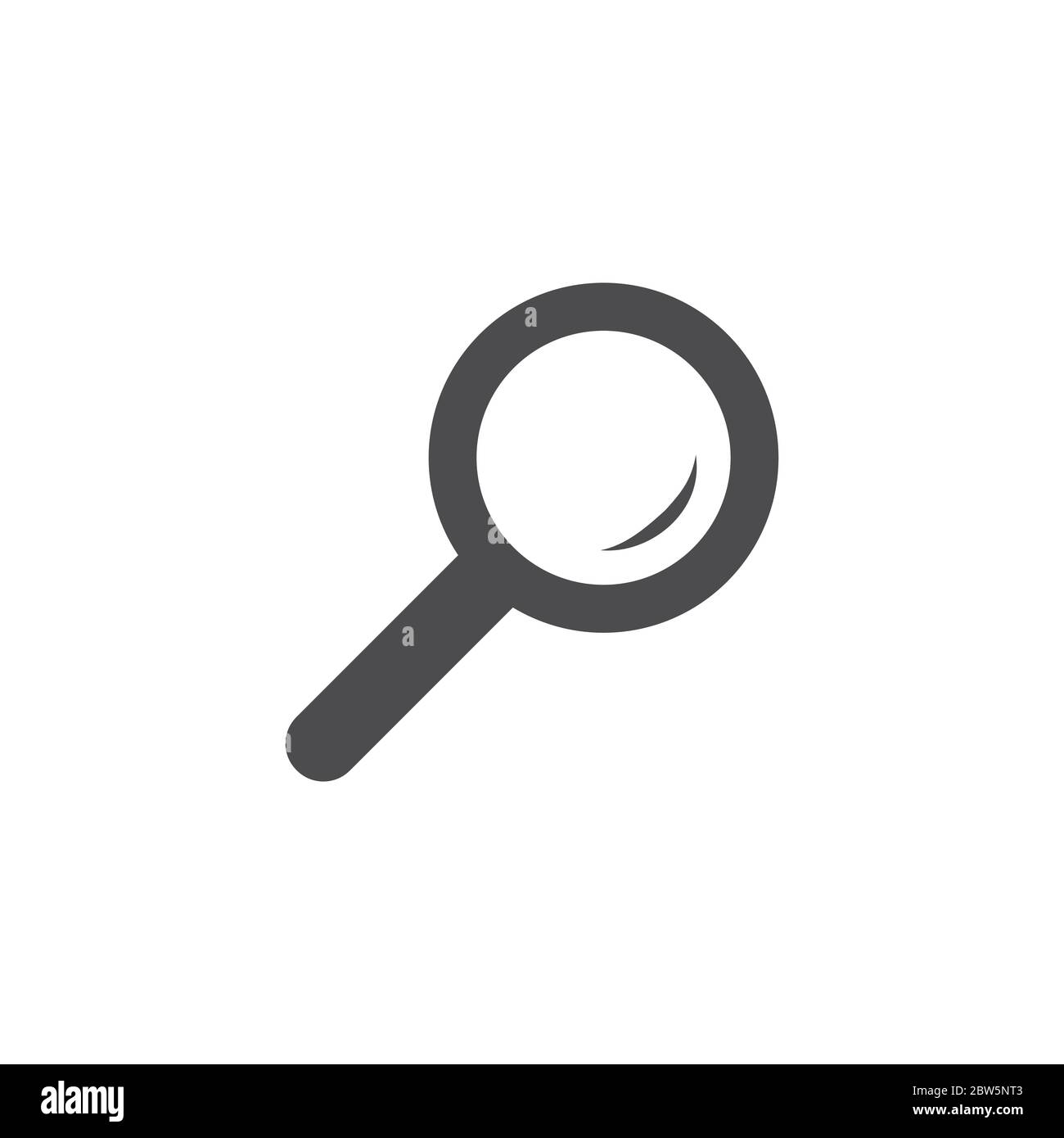 Magnifier icon. For web, business, finance and communication. Vector ...