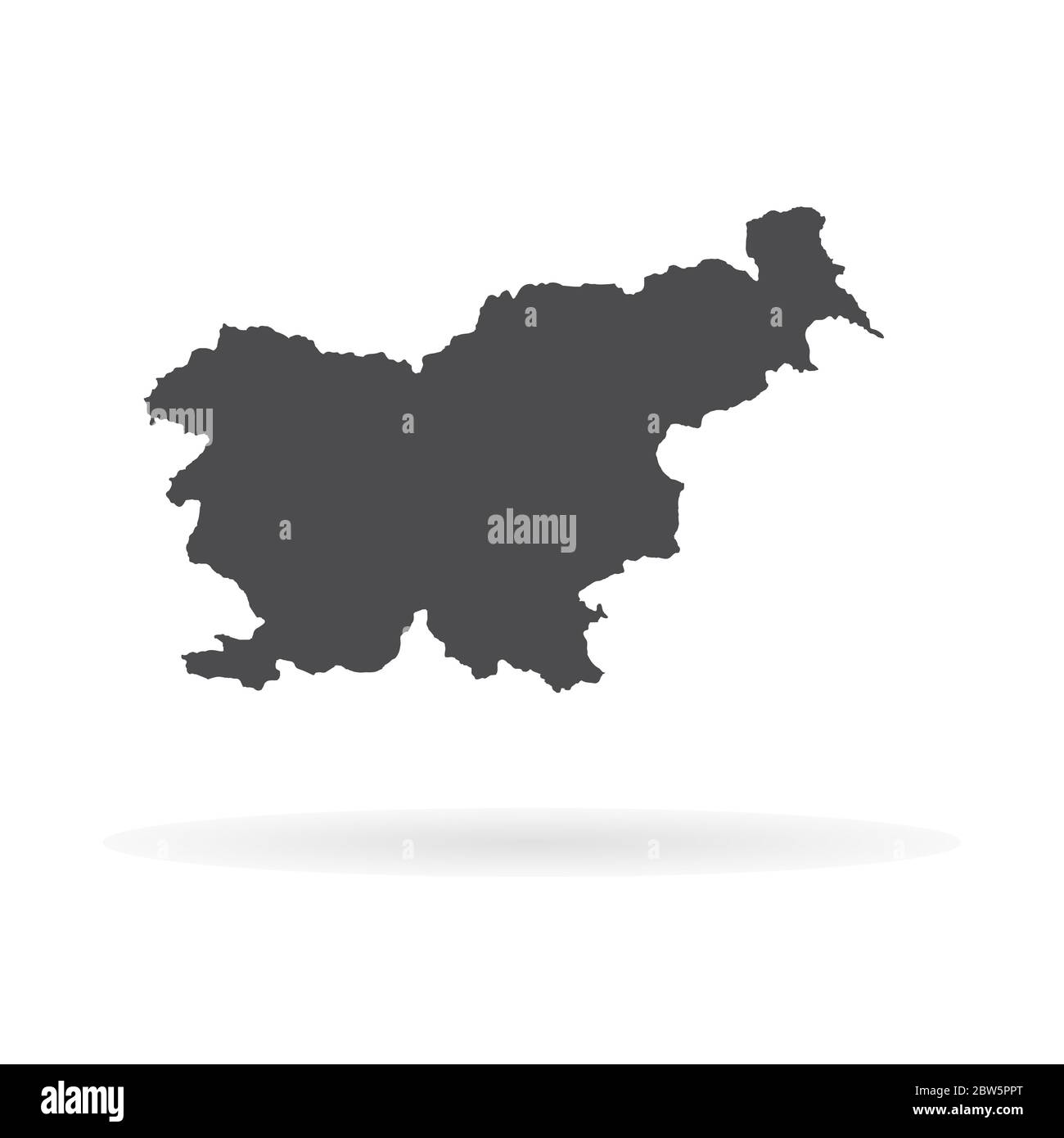 Italy slovenia border map hi-res stock photography and images - Alamy