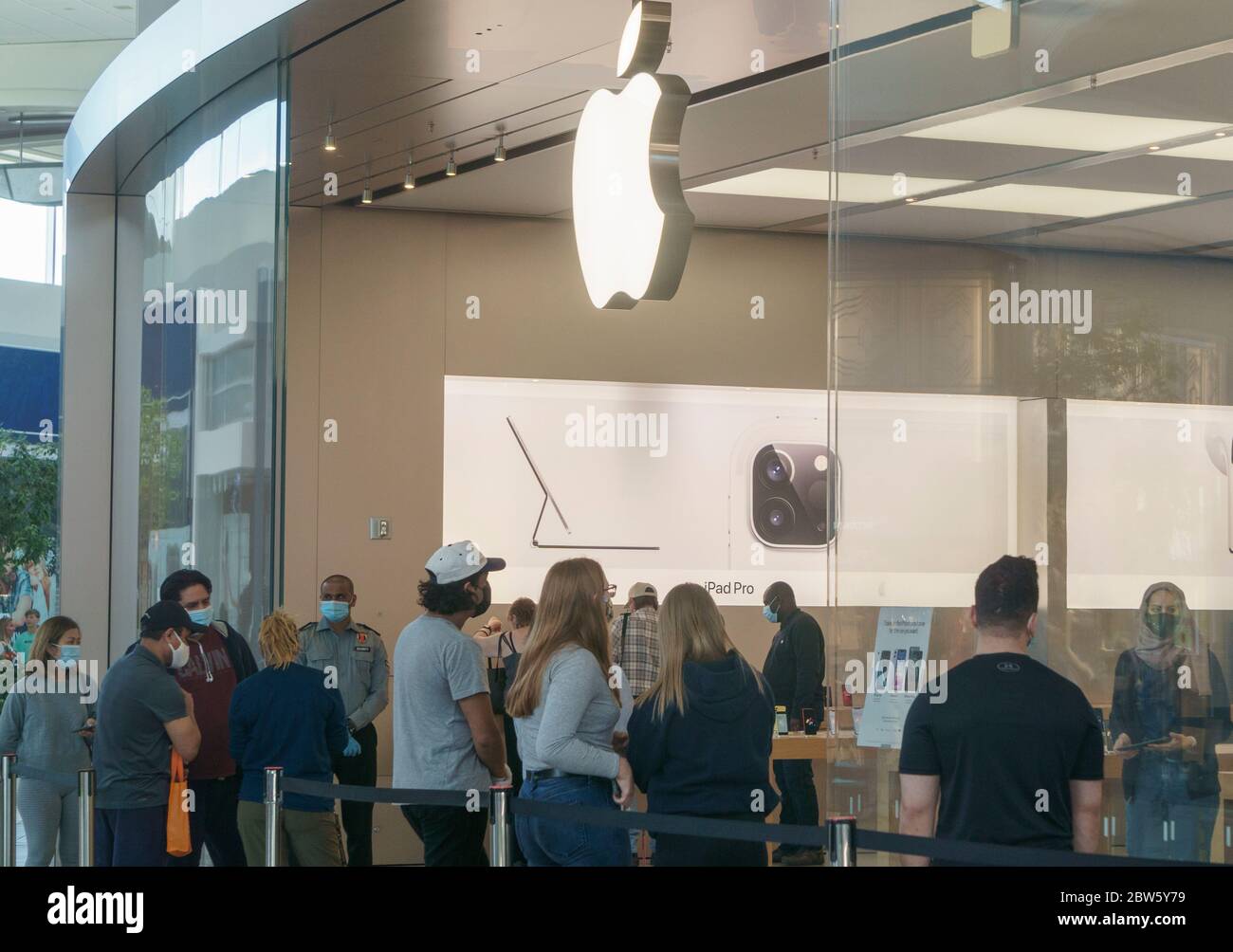 Apple Store Market Mall Calgary Alberta Stock Photo