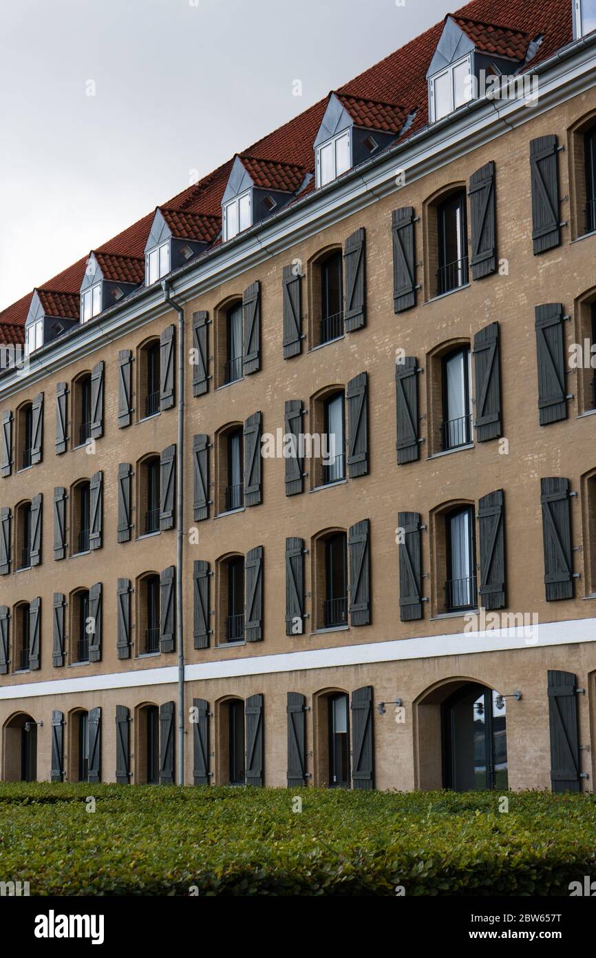 Regular building in Copenhagen Stock Photo