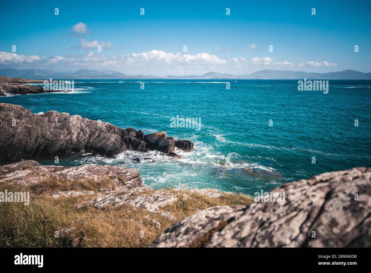 Panoramic sea rocky shore sky day hi-res stock photography and images ...