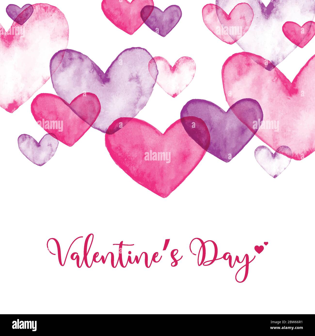 DIY cards Watercolor love hearts Valentines Day clipart Hand painted hearts 16 Hand-painted Watercolor Hearts