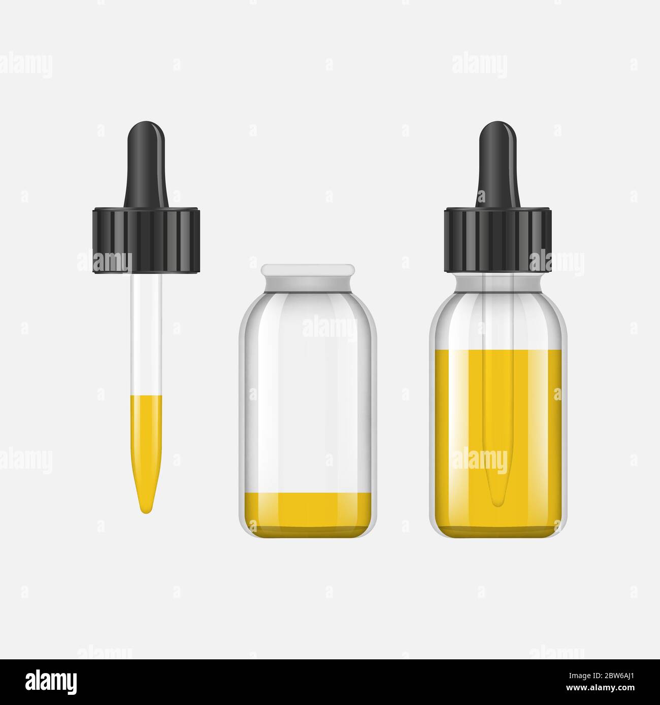 Realistic bottles mock up with tastes for an electronic cigarette with  different fruit flavors. Dropper bottle with liquid for Vape. Vector Stock  Vector Image & Art - Alamy