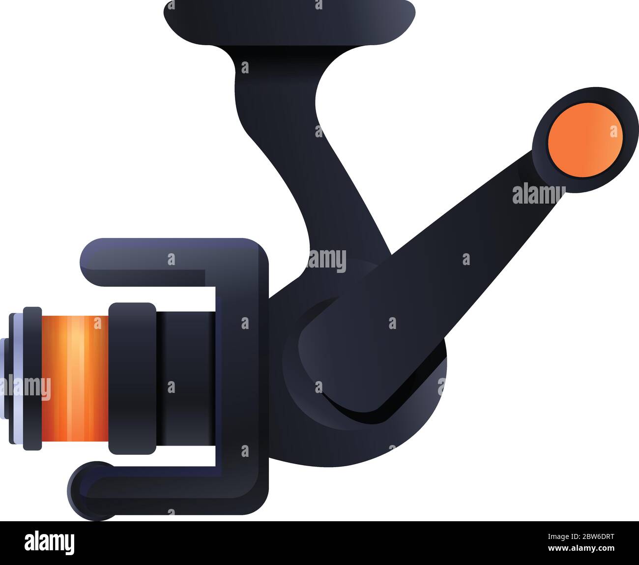 Activity fishing reel icon. Cartoon of activity fishing reel vector