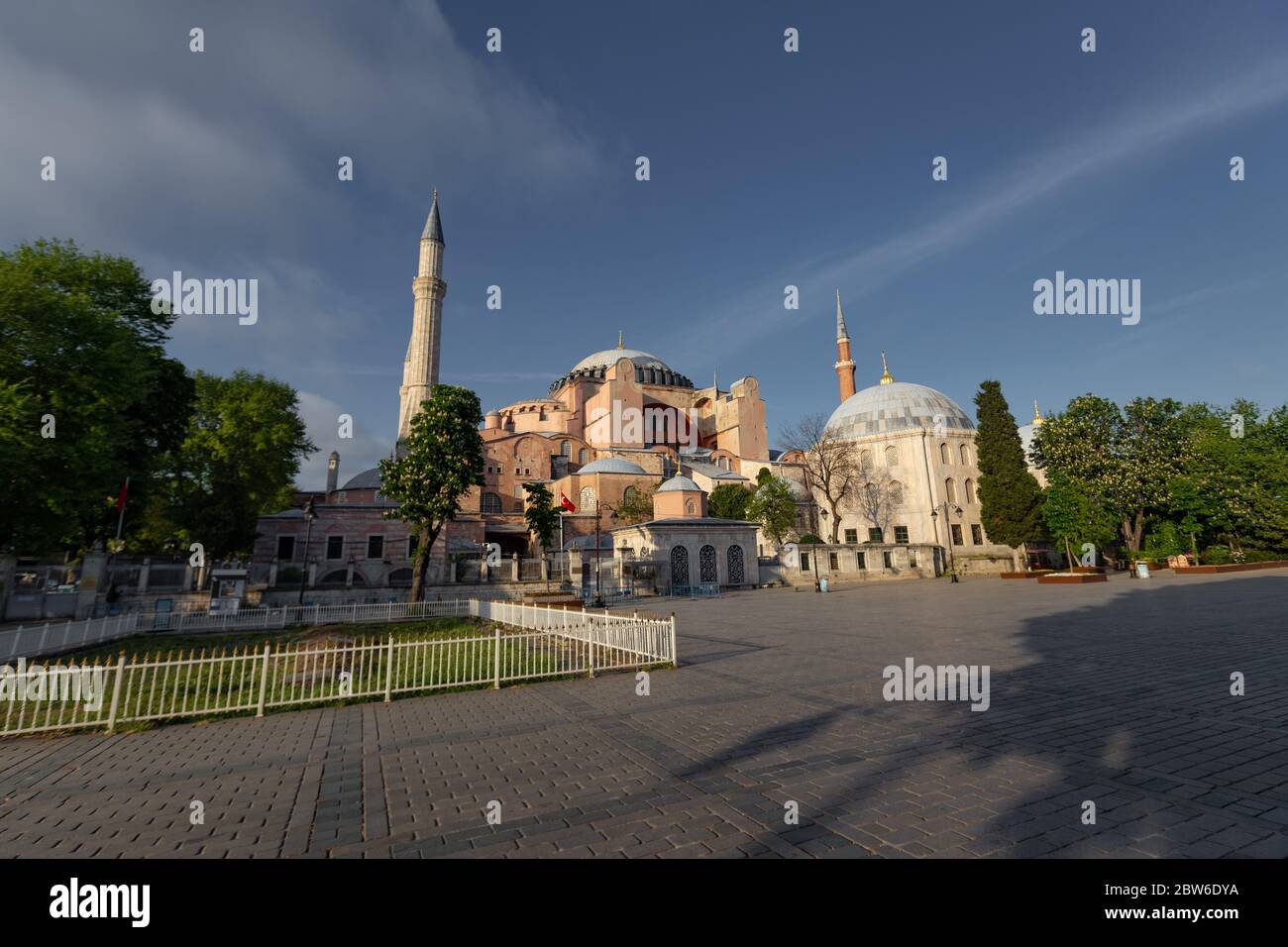 Hagia Sophia Museum in Sultanahmet, Istanbul City, Turkey Stock Photo ...