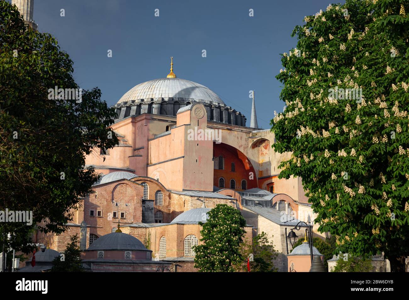 Hagia Sophia Museum in Sultanahmet, Istanbul City, Turkey Stock Photo ...