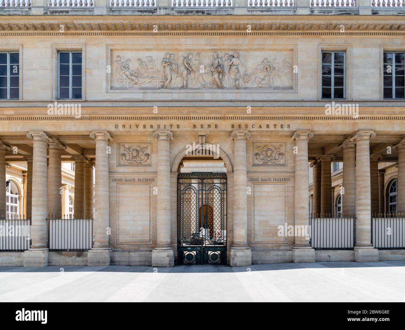 Universite Rene Descartes in Paris Stock Photo