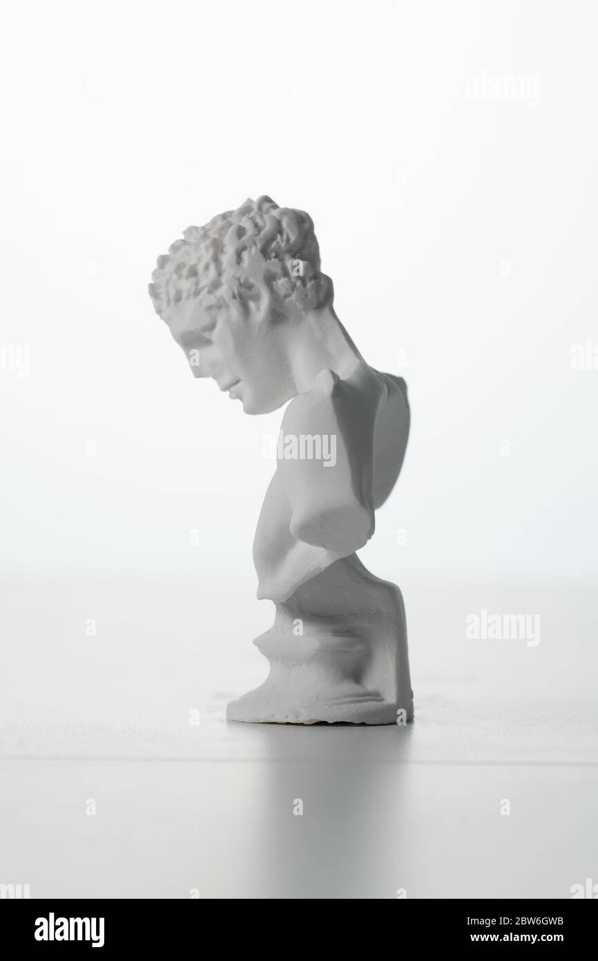 Holbein Plaster Boys Figurine - Hermes Room Statue Collectible From Medici St. Giorgio Mars Series - View #10