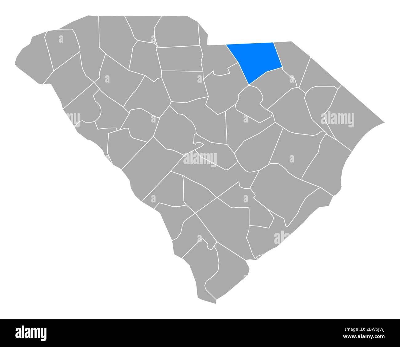 Map of Chesterfield in South Carolina Stock Photo Alamy