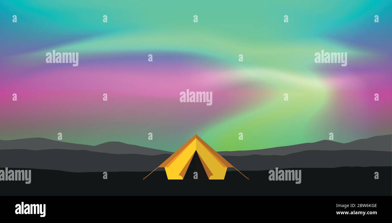 Arctic camp norway Stock Vector Images Alamy