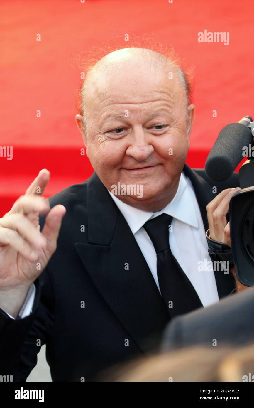 Venice Italy September 05 Massimo Boldi Attend The Tinker Tailor Soldier Spy Premiere During The 68th Venice Film Festival Stock Photo Alamy