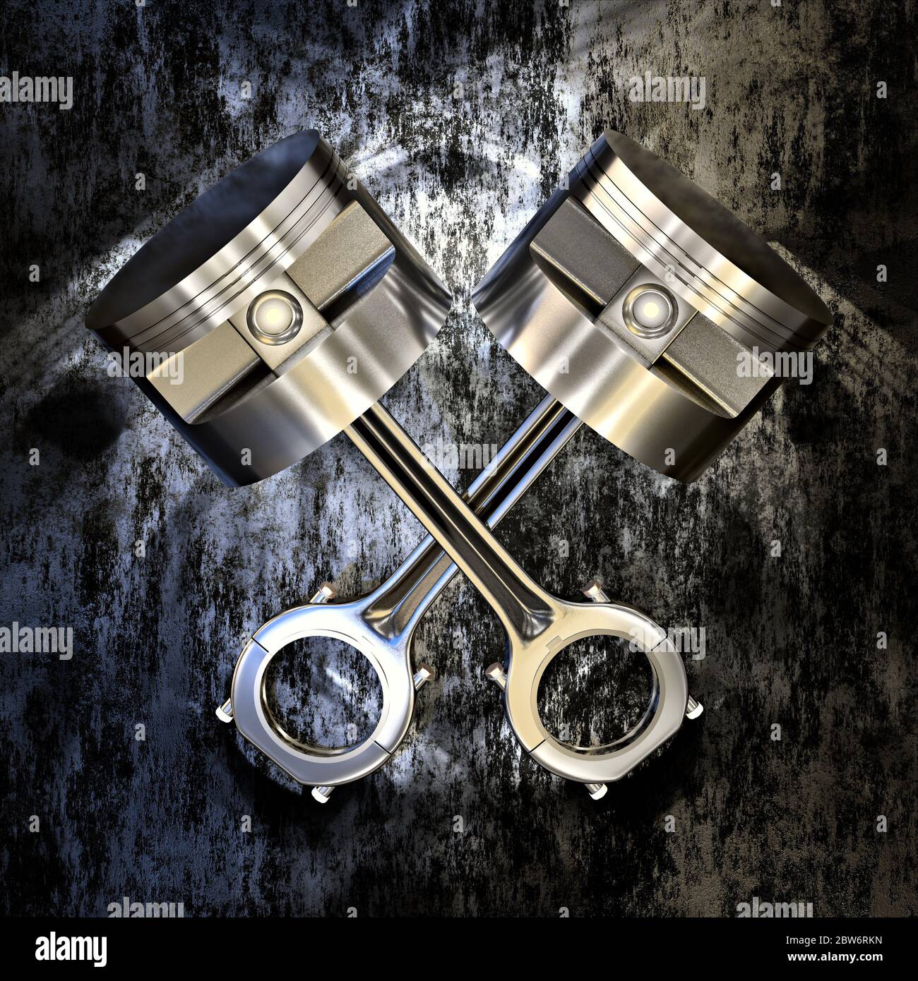 Crossed engine pistons hires stock photography and images Alamy