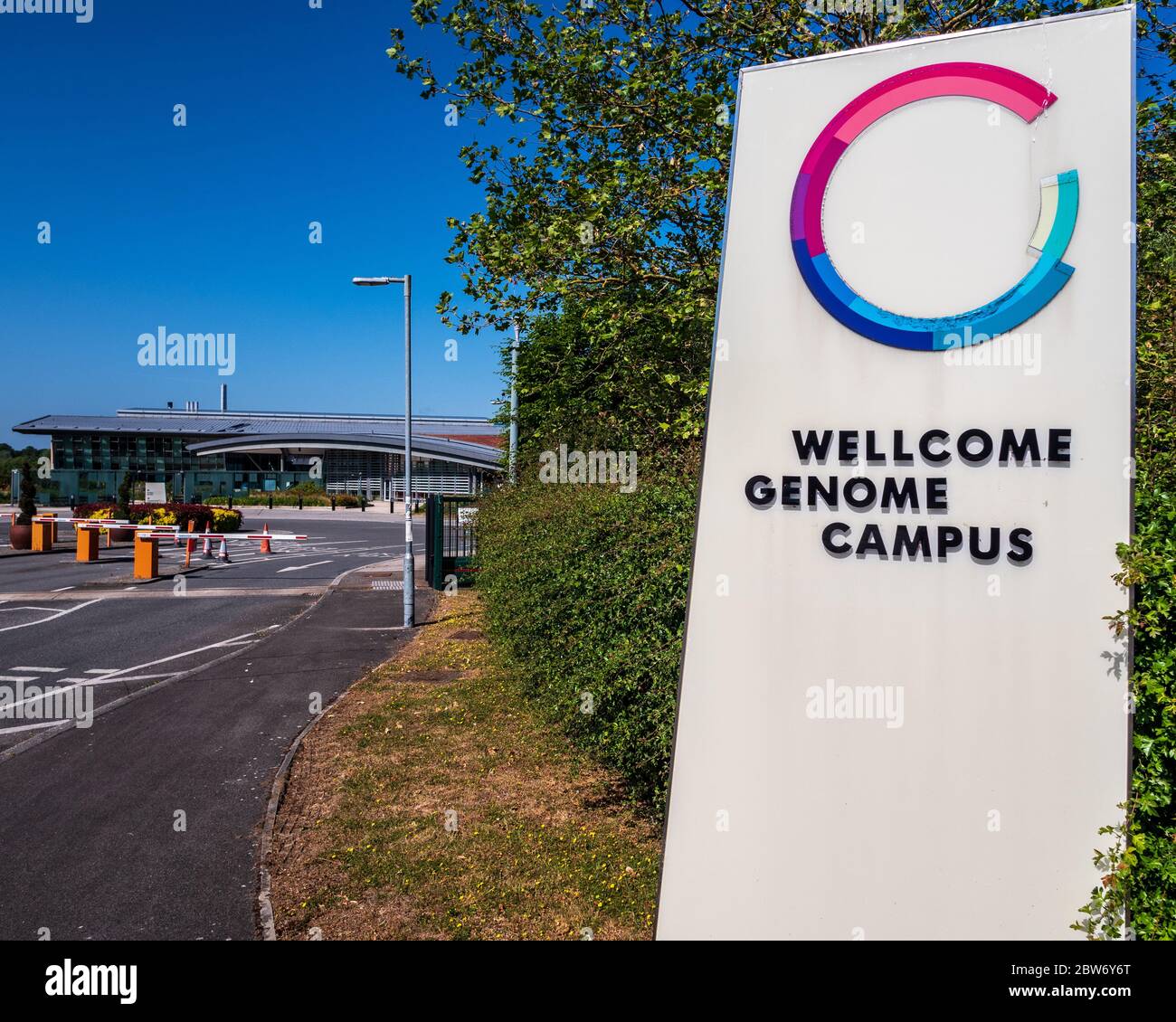 Wellcome Trust Genome Campus  - Wellcome Trust Sanger Institute and other Genome research organisations at Hinxton near Cambridge UK Stock Photo