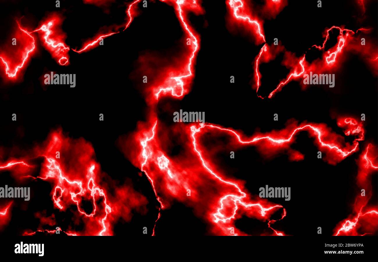 Abstract flame fire in the dark. Seamless texture background. - Vector Stock Vector