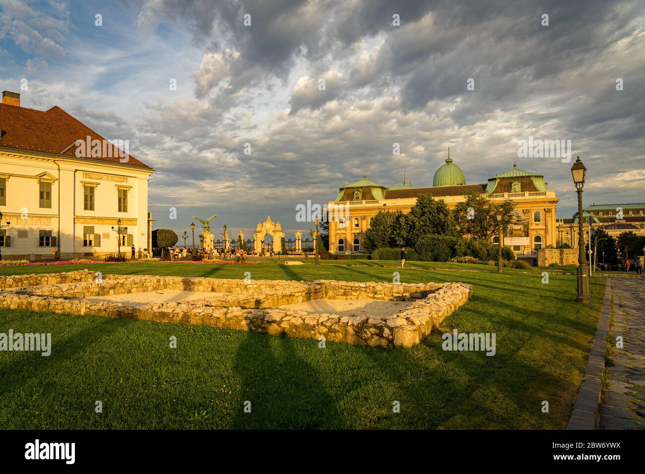 Buda Castle Royal Palace in Budapest, Hungary Stock Photo - Alamy
