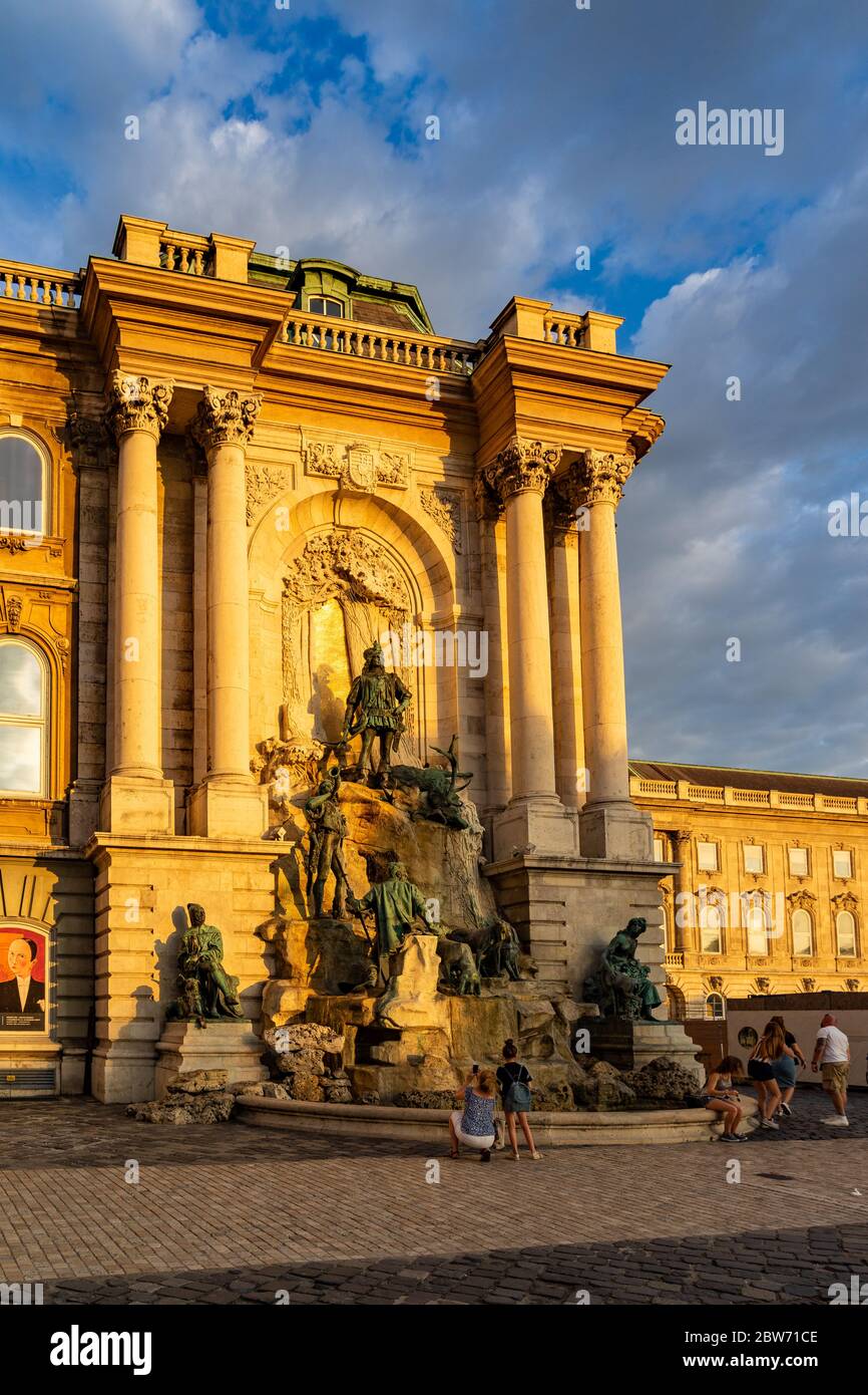 Buda Castle Royal Palace in Budapest, Hungary Stock Photo - Alamy