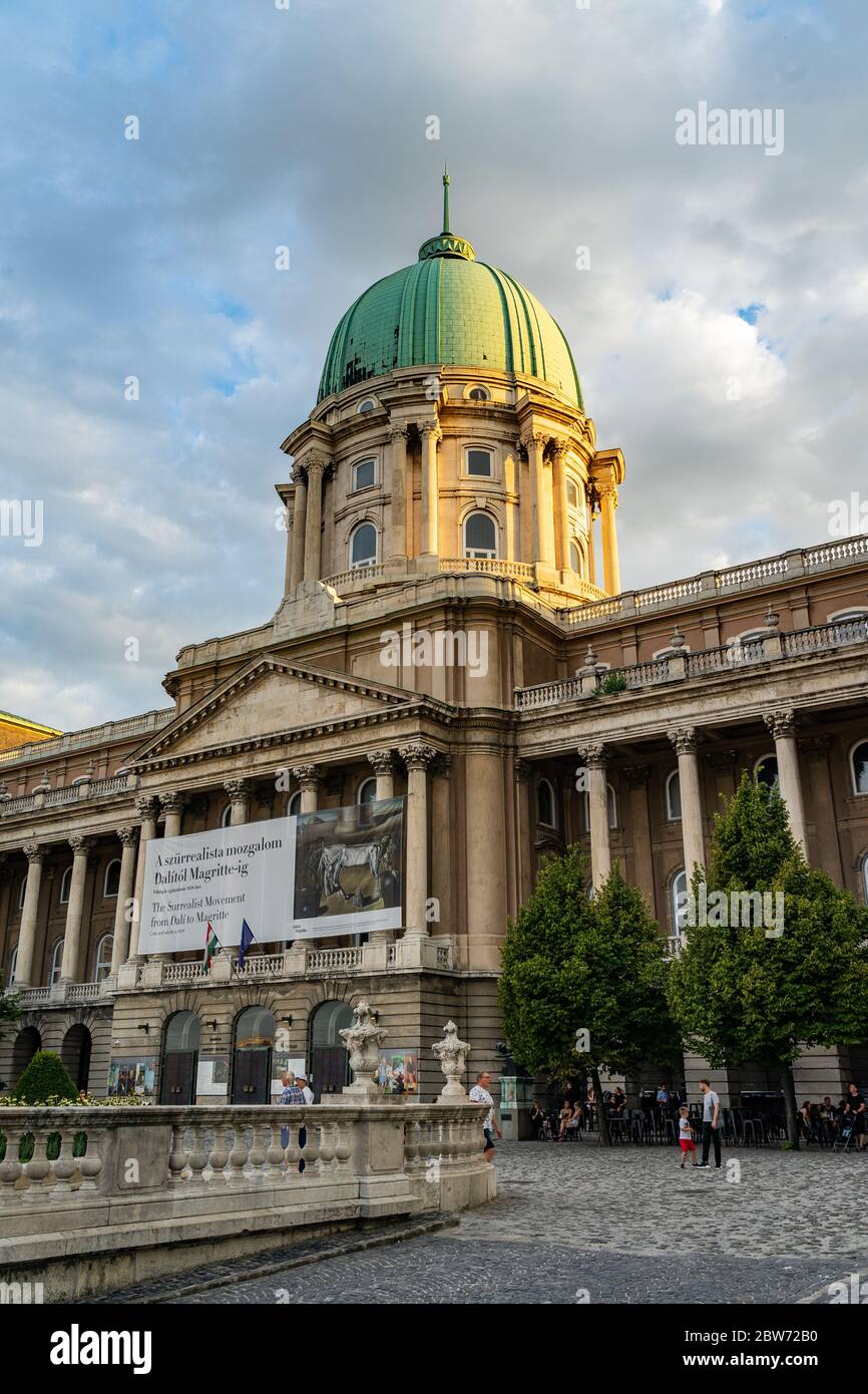 Buda Castle Royal Palace in Budapest, Hungary Stock Photo - Alamy