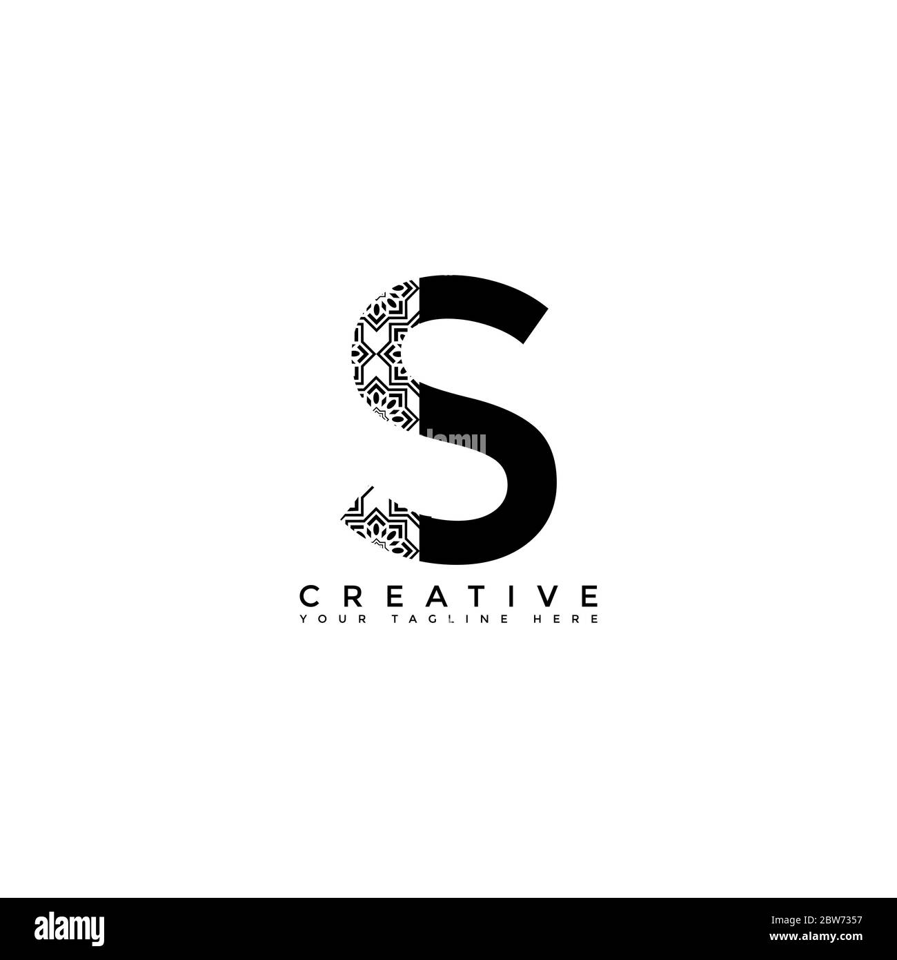 This is the design of the letter S logo with the initial logo style. This logo is suitable for companies or other creative business sharing. This logo Stock Vector