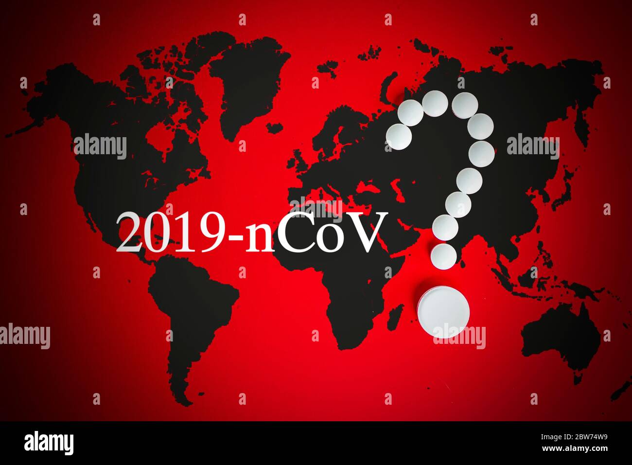 Coronavirus 2019-nCov novel coronavirus concept resposible for asian flu outbreak and coronaviruses influenza as dangerous flu strain cases pandemic. Stock Photo