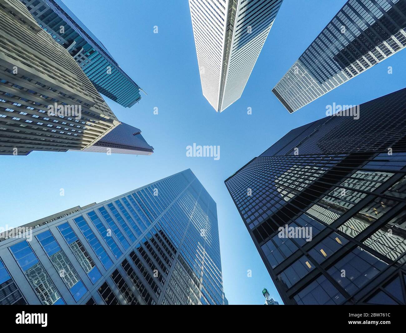 TORONTO, CANADA - 4TH JUNE 2015: Tall buildings in downtown Toronto ...