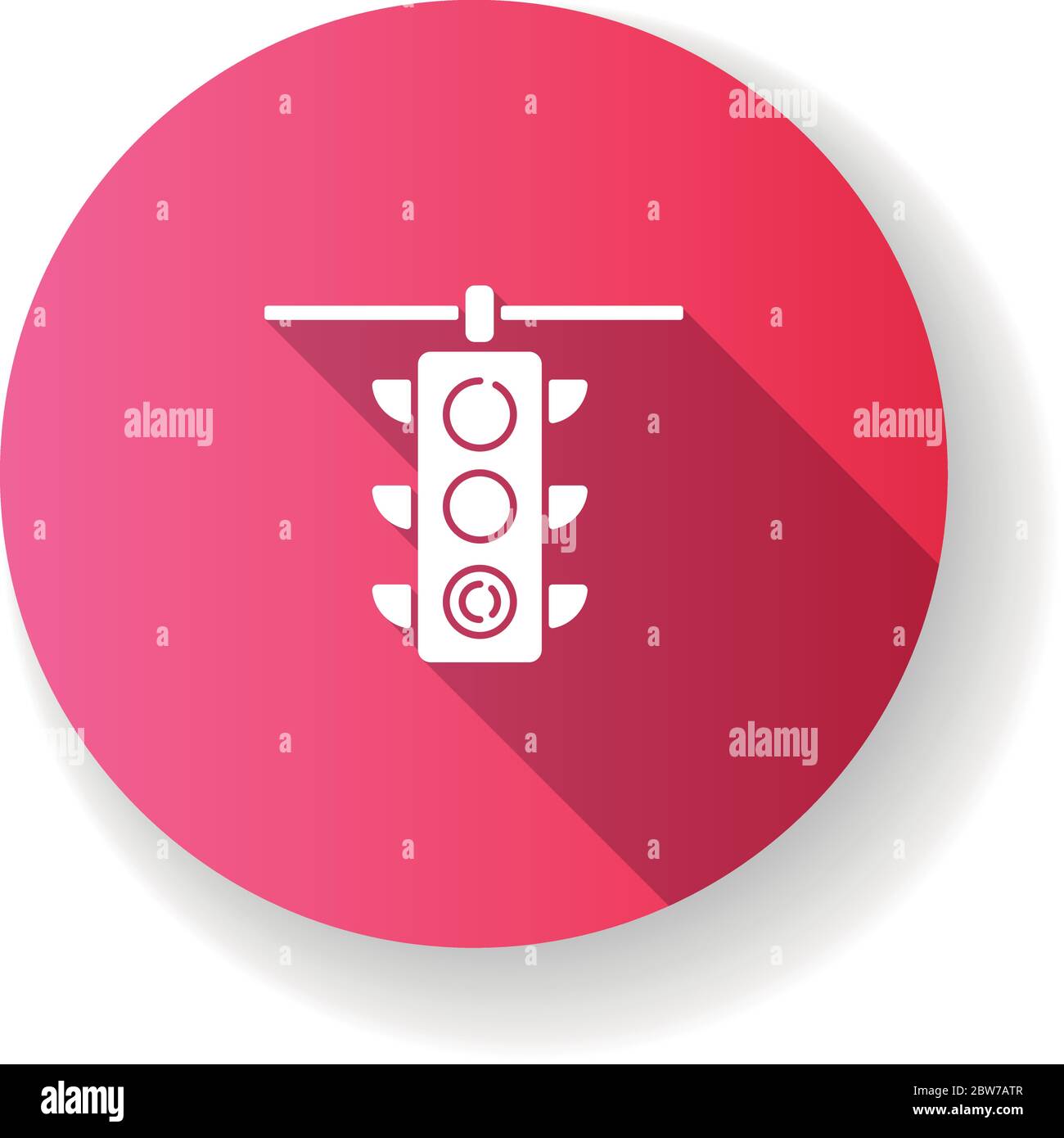 Intersection traffic lights junction Stock Vector Images - Alamy