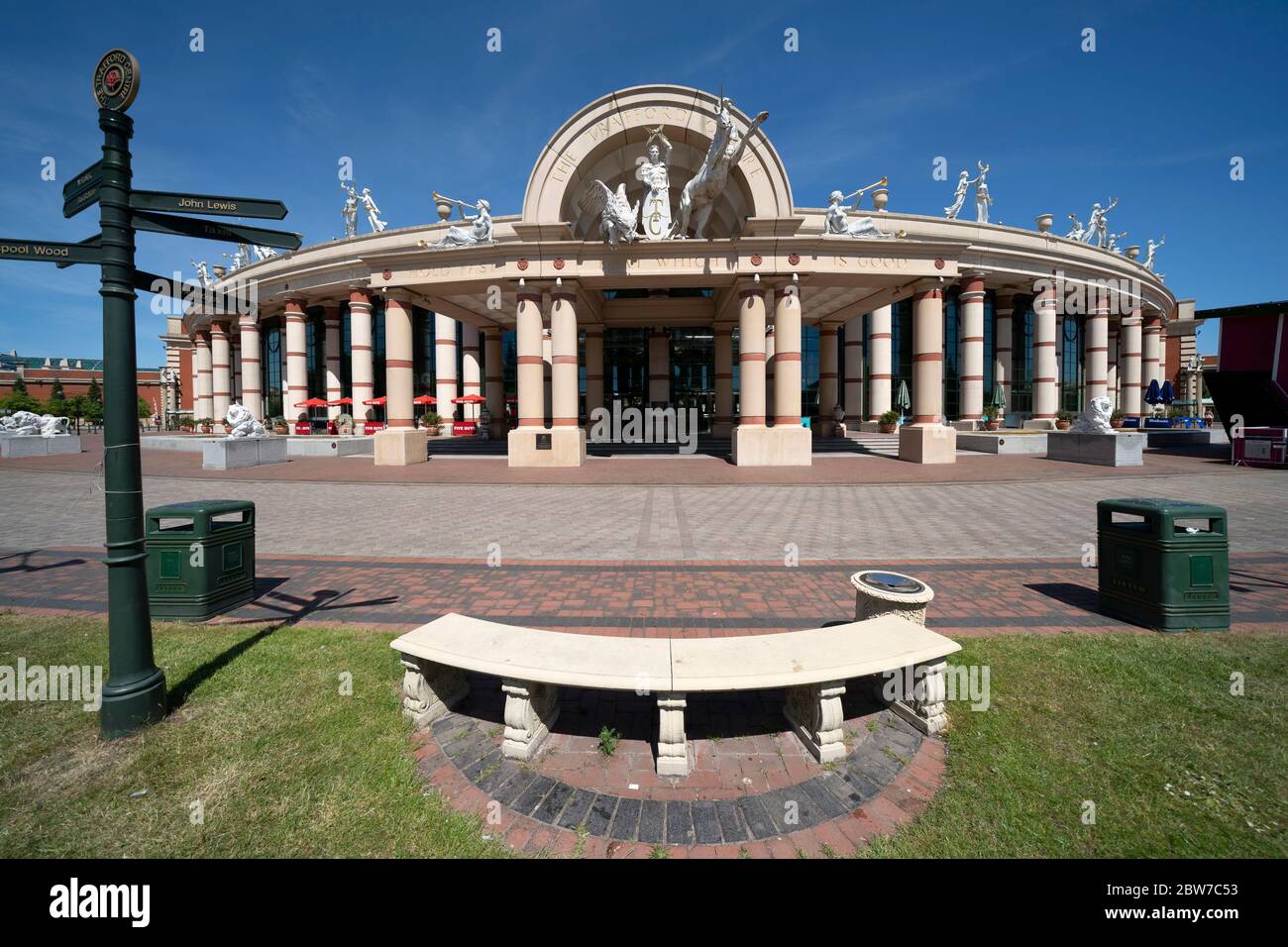 Manchester, UK. 29th May, 2020. Picture shows the INTU Trafford Centre in Manchester which has released details about how it will safely support the g Stock Photo