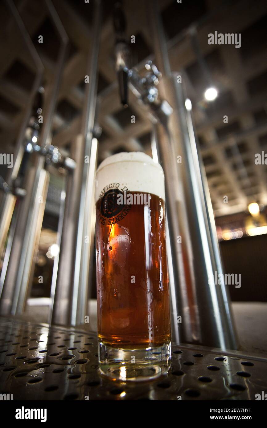 Europe, Italy, Lombardy, Bergamo, Bergamo Alta, Pub Stock Photo