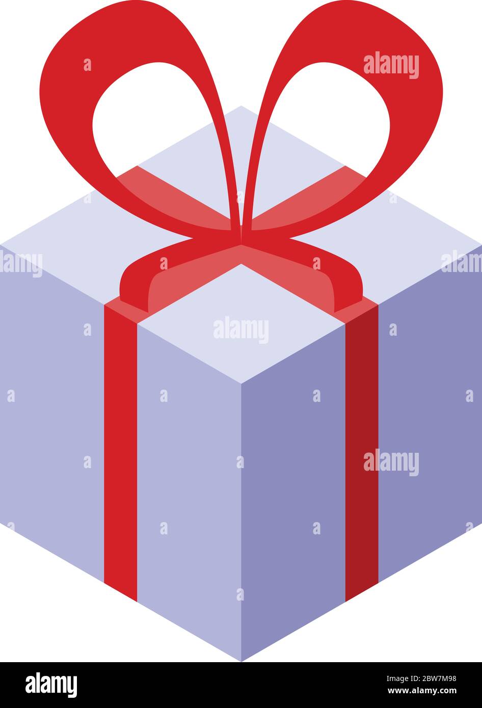 Bride gift box icon, isometric style Stock Vector