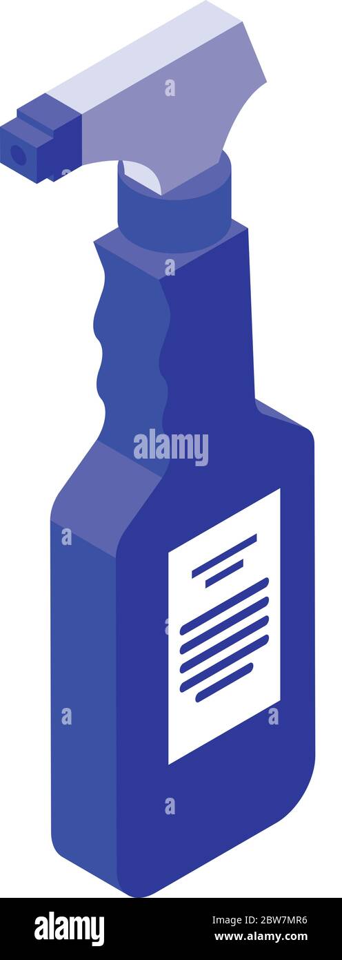 Cleaner spray icon, isometric style Stock Vector Image & Art - Alamy