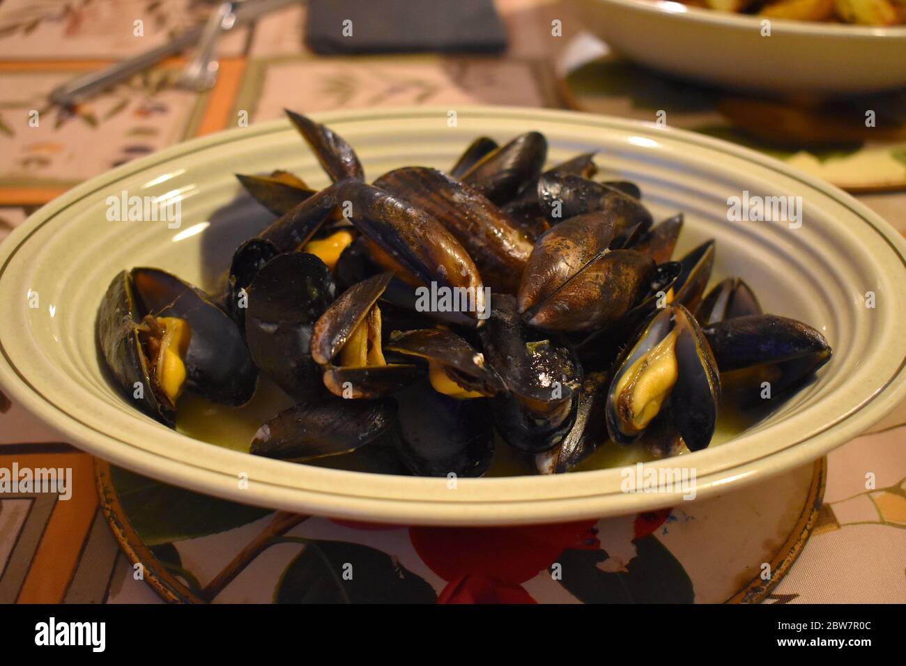 High protein seafood Provencal meal cooked in garlic butter. Best time
