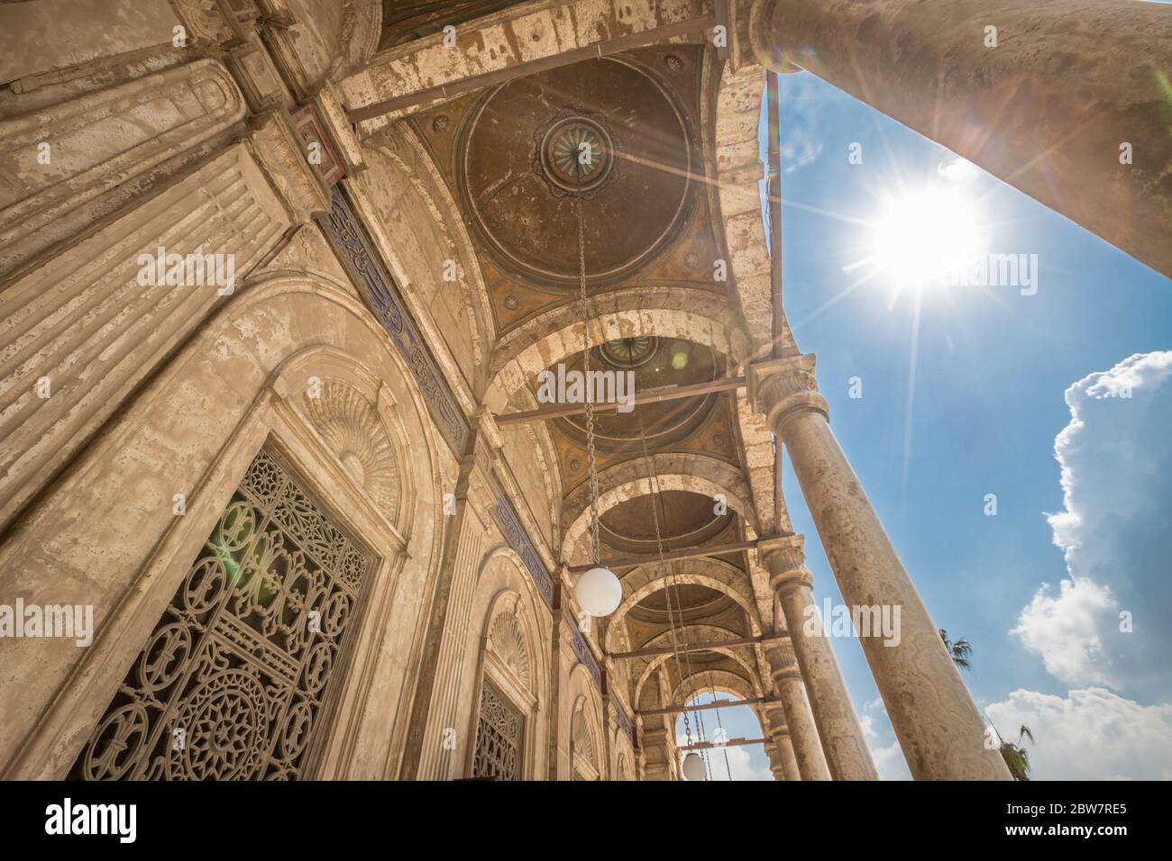 Mosque of Muhammad Ali in Cairo Egypt building Stock Photo