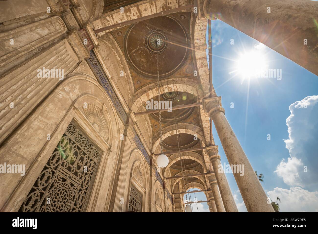 Mosque of Muhammad Ali in Cairo Egypt building Stock Photo